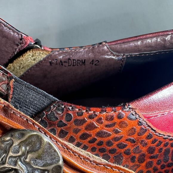 L'Artiste by Spring Step Womens sz 42 (10.5-11) Fia Ankle Bootie Block Heel BOHO - Picture 10 of 14